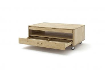 Couchtisch RAVELLO T65  115/70 cm Balkeneiche Bianco